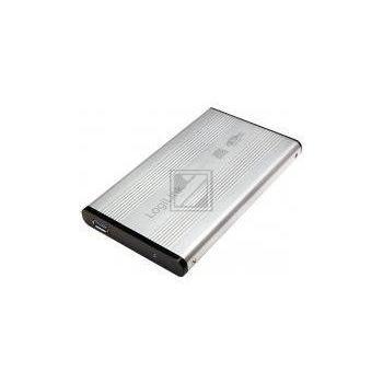 LogiLink Festplattengehäuse 2,5 Zoll S-ATA USB 3.0 Alu, silber