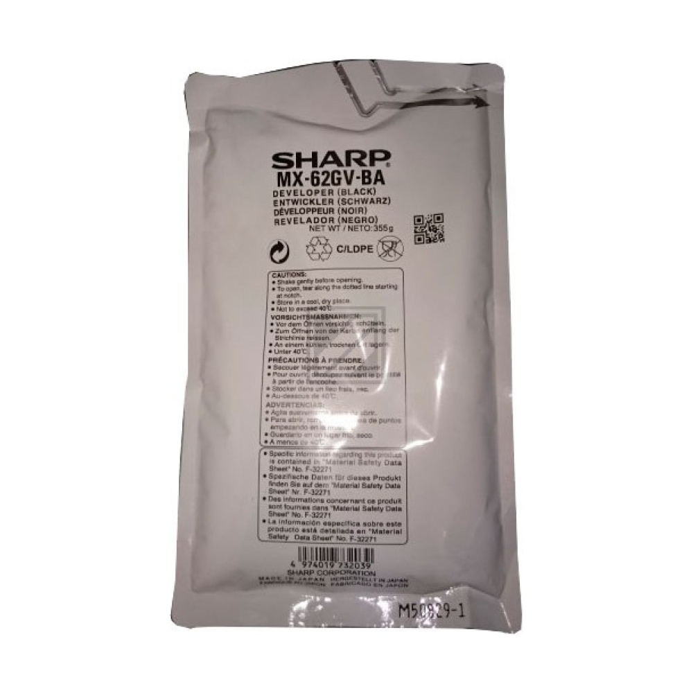 Sharp Entwickler schwarz (MX-62GVBA)