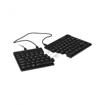 R-GO SPLIT ERGO TASTATUR AZERTY FR RGOSPFRWIBL schwarz/Kabel