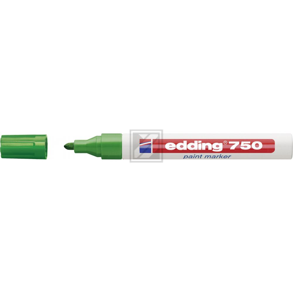 edding 750 Lackmarker grün Rundspitze 2-4 mm