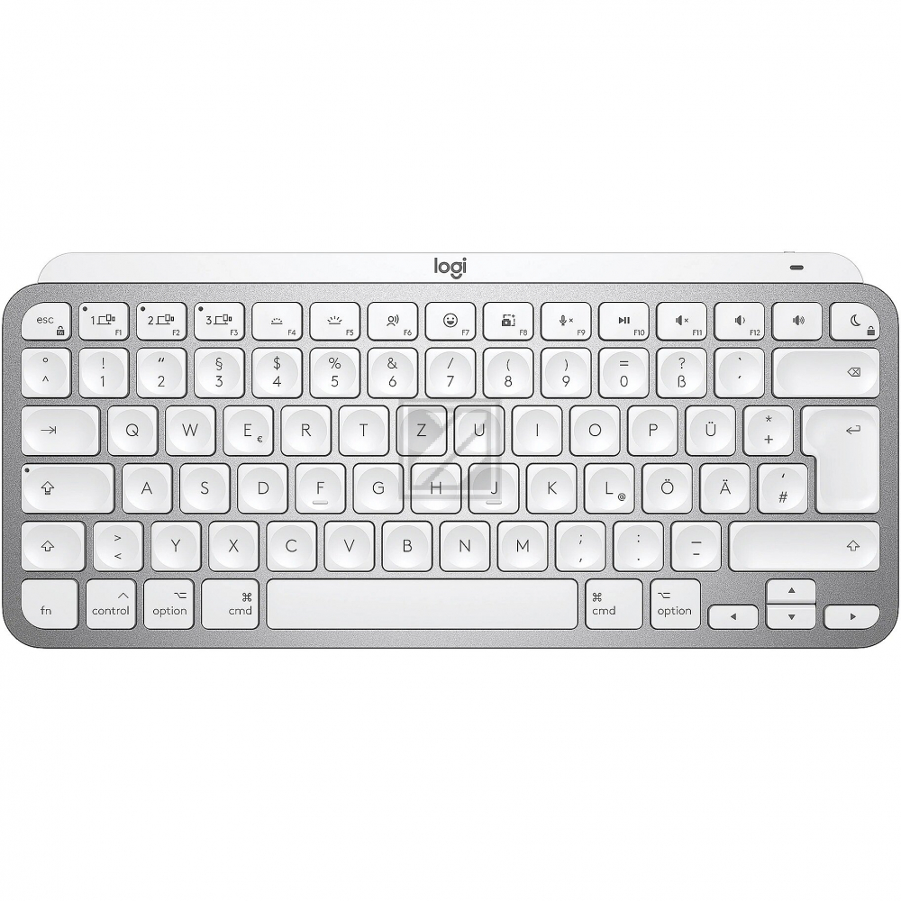 LOGITECH MX Keys Mini For Mac Minimalist Wireless Illuminated Keyboard - PALE GREY - CENTRAL (DE)