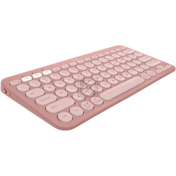 LOGITECH PEBBLE KEYS 2 K380S TASTATUR US 920-011853 Kabel rose