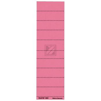 Leitz Beschriftungsschilder rot Inh.100 60 x 21 mm 120 g/qm für Alpha blanko