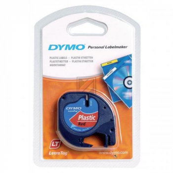 Dymo Schriftbandkassette rot (S0721630, 91203)