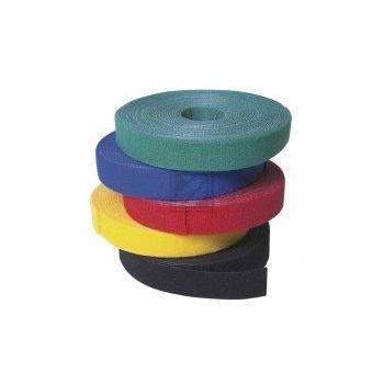 LogiLink Kabelbinder aus Klettband 4 m, gelb