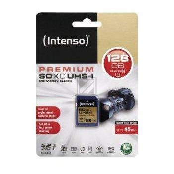 Intenso Secure Digital Card SD Class 10 UHS-I  128 GB Speicherkarte
