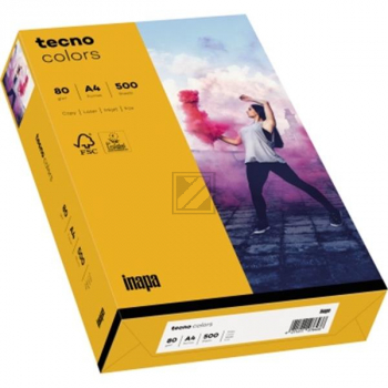 TECNO COLORS MITTELORANGE PAPIER A4 2100011411 500Blatt 80gr