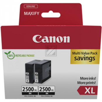 9254B011 CANON PGI2500XL Maxify MB Tinte (2) black HC 2x2500Seiten Cardboard