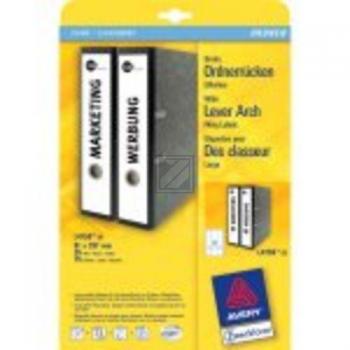 AZ Ordner-Etiketten L4759-25 weiß Inh.75 Avery Zweckform