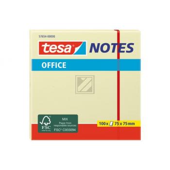 TESA Office Notes 75x75mm 576540000 gelb 100 blatt