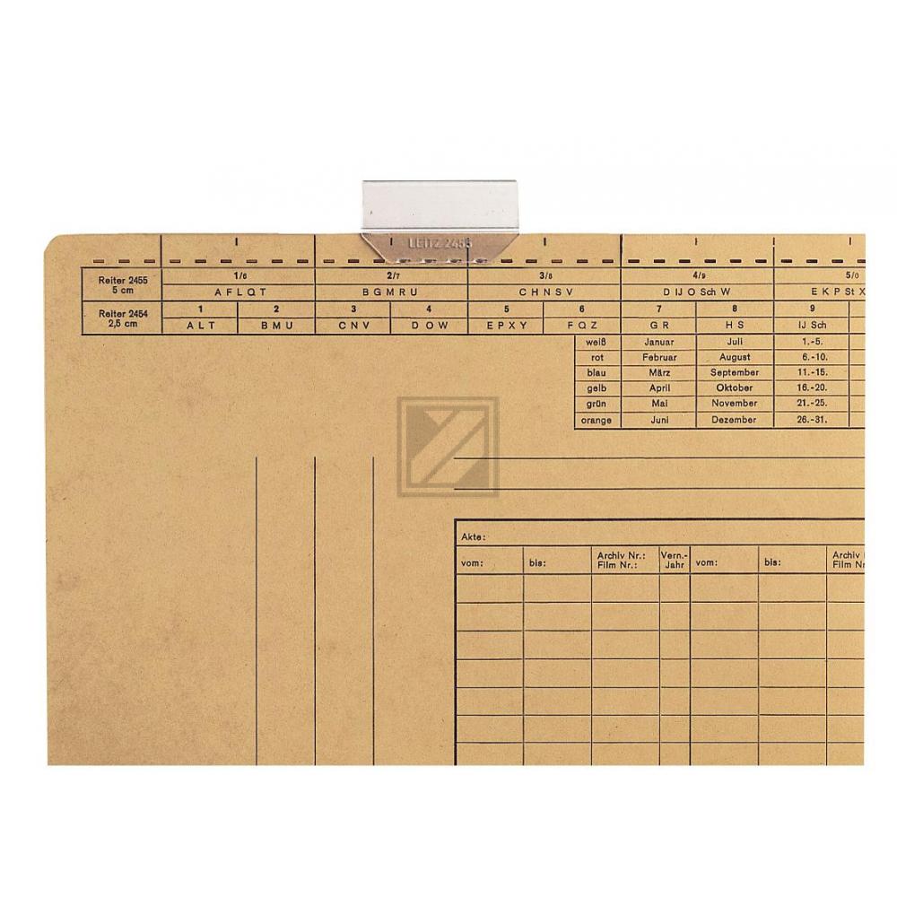 Leitz Vollsichtreiter transparent Inh.50 50 x 30 mm