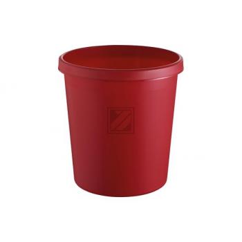 HELIT Papierkorb H6105825 rot 18lt