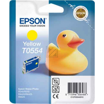 Epson Tintenpatrone gelb (C13T05544010, T0554)