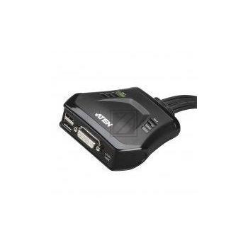 LogiLink 2Port USB DVI Cable KVM Switch Aten