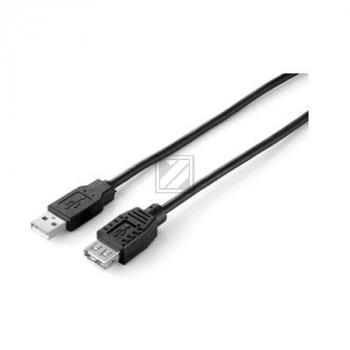 Equip USB 2.0 Verlängerung 1,8 m A-A schwarz S/B
