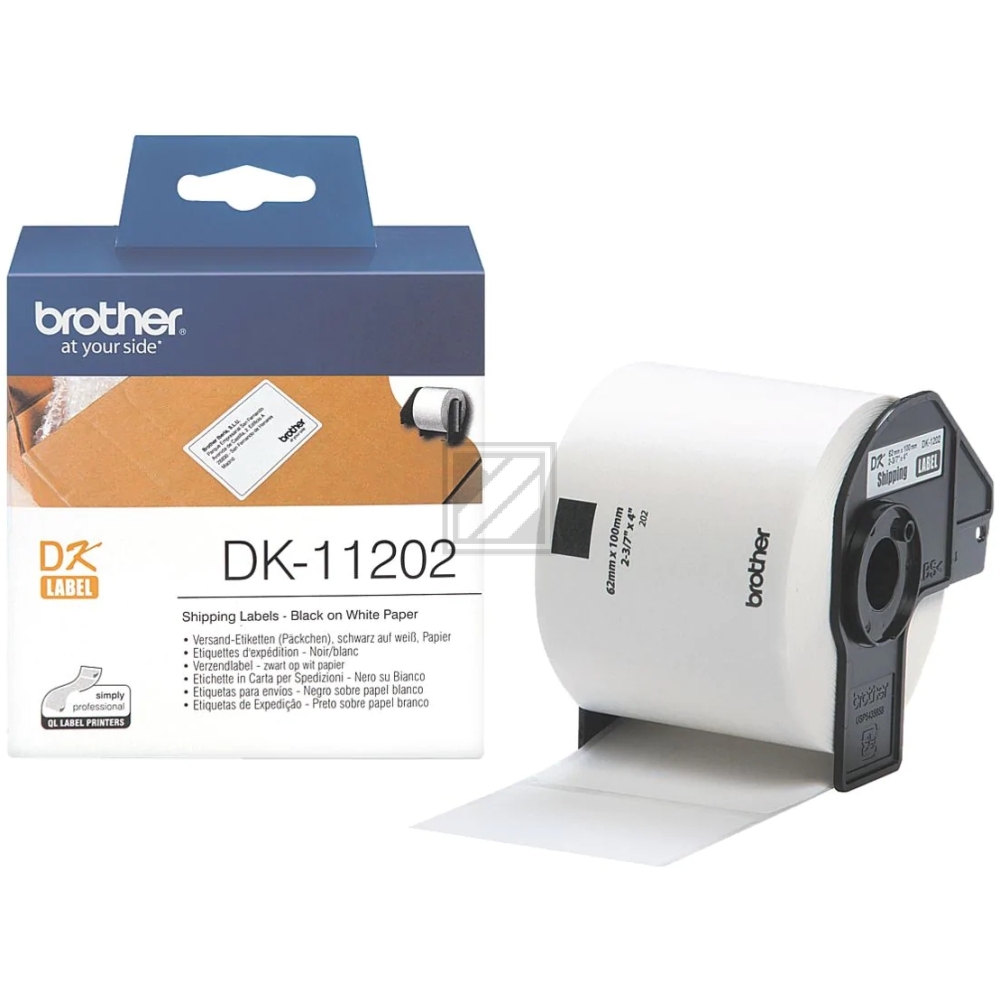Brother Versand-Etiketten weiß (DK-11202)
