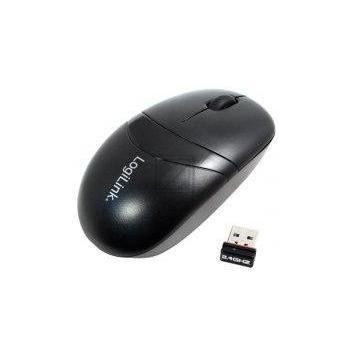 LogiLink Maus optisch Funk 2.4 GHz mit 3 Tasten, schwarz