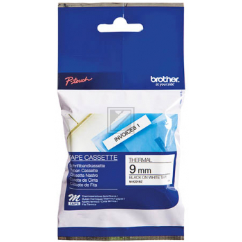 Brother Schriftbandkassette schwarz/weiß (M-K221BZ)