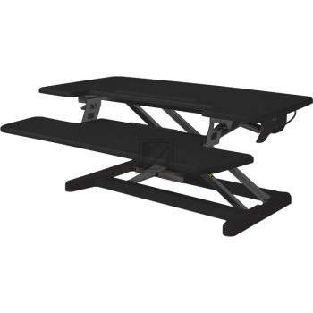 BNEASSDR2B SITZ-STEH-SCHREIBTISCHAUFSATZ schwarz