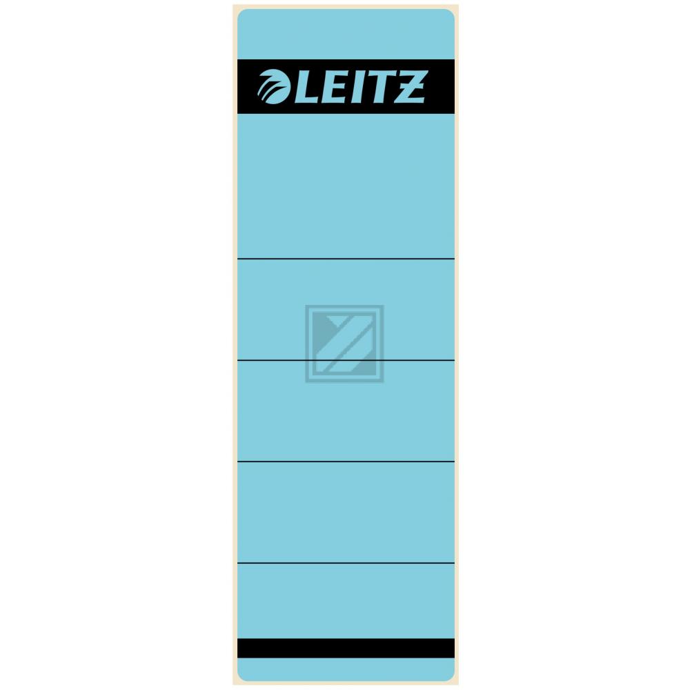 Leitz Rückenschilder blau Inh.10 61 x 191 mm selbstklebend