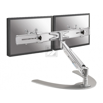 NEWSTAR MONITOR TISCHHALTERUNG SILBER FPMA-D940DD doppel 10-24 15kg