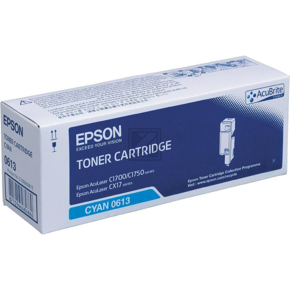 Epson Toner-Kartusche cyan HC (C13S050613, 0613)