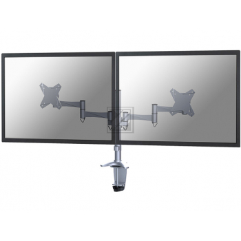 NEWSTAR MONITOR TISCHHALTERUNG SILBER FPMA-D1330DSILVER doppel 10-27 18kg