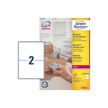 AVERY ZW. Adressetiketten 199,6x143,5mm L7168-100 blickdicht 200 Stück