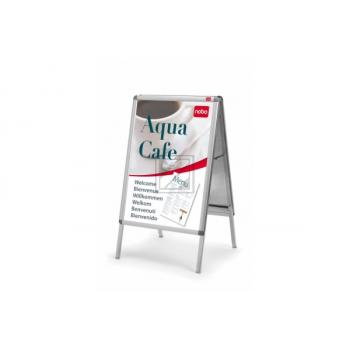NOBO Plakatständer A0 1902204 903x75x1493mm silber