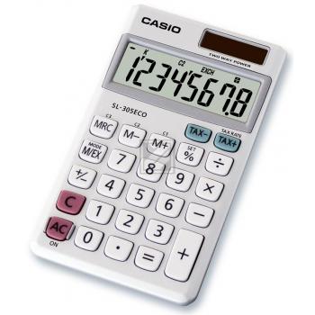 Casio Taschenrechner SL-305ECO 8-stellig Solar/Batterie