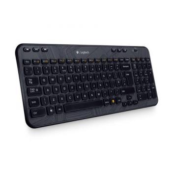 Logitech K360 Tastatur black schnurlos USB (DE)