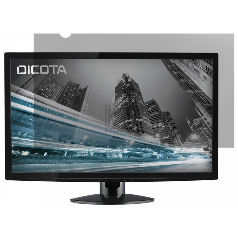 DICOTA Blickschutzfilter 2 Wege für Monitor 54,61cm 21,5Zoll Wide 16:9 seitlich montiert