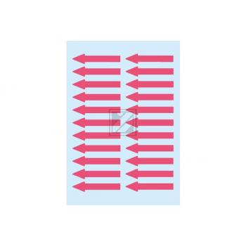 HERMA Markier-Pfeile 4143 rot, Blister 88 Stück