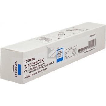 Toshiba Toner-Kit cyan HC (6B000000557, T-FC26SC6K)