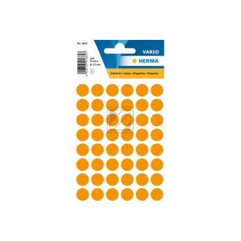 HERMA Etiketten rund 13mm 1864 orange 240 Stück