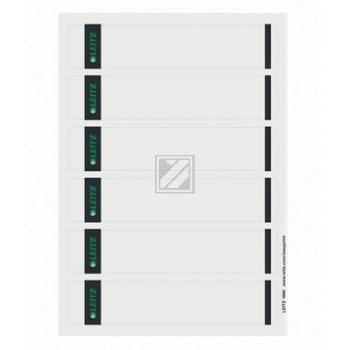 Leitz Rückenschilder grau Inh.600 39 x 191 mm selbstklebend