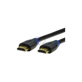 LogiLink Kabel HDMI High Speed mit Ethernet 1 m, schwarz, bulk