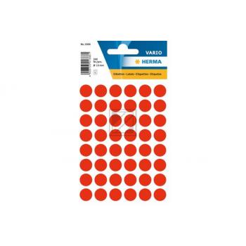 HERMA Etiketten rund 13mm 1866 rot 240 Stück