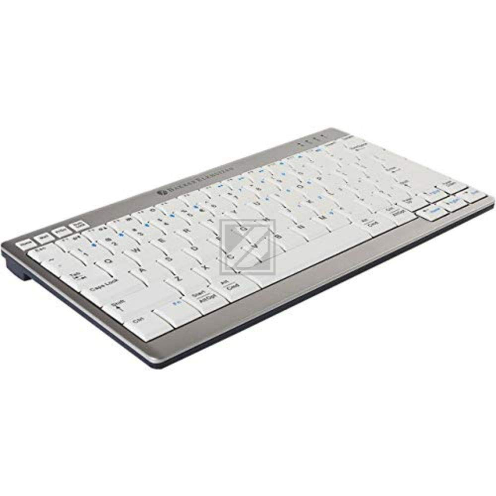 BNEU950WDE BAKKER KOMPAKT TASTATUR DE Ultraboard 950 weiss-silber