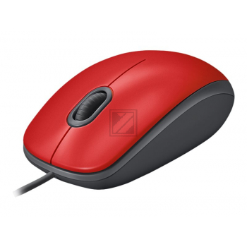 LOGITECH M110 Silent - RED - USB - EMEA