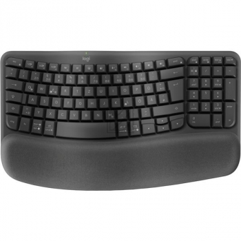 LOGITECH WAVE KEYS TASTATUR QWERTZ DE 920-012327 kabellos schwarz