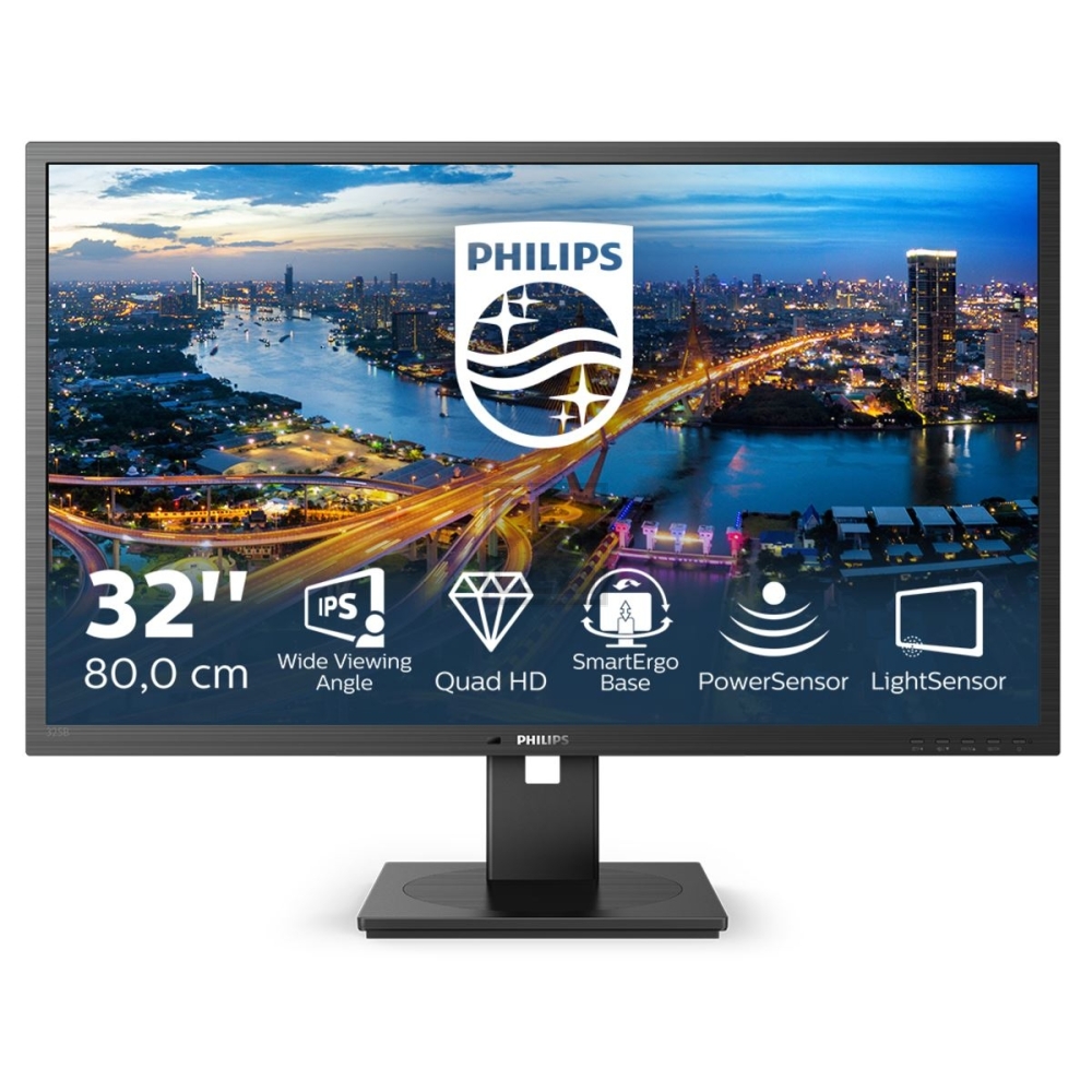 325B1L/00/32" IPS/2xHDMI,DP/2560x1440/4ms/16.9/Schwarz