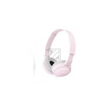 Sony MDR-ZX110APP Einstiegskopfhörer mit Headsetfunktion pink