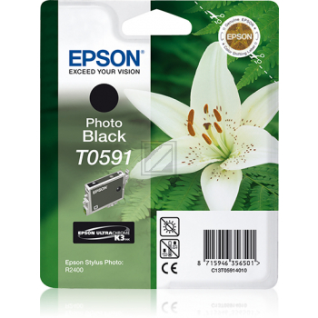 Epson Tintenpatrone photo schwarz (C13T05914010, T0591)
