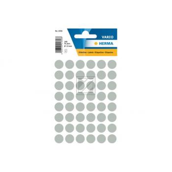 HERMA Etiketten rund 13mm 1858 grau 240 Stück