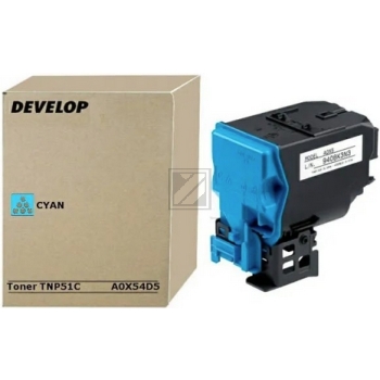 Develop Toner-Kit cyan (A0X54D5, TNP-51C)