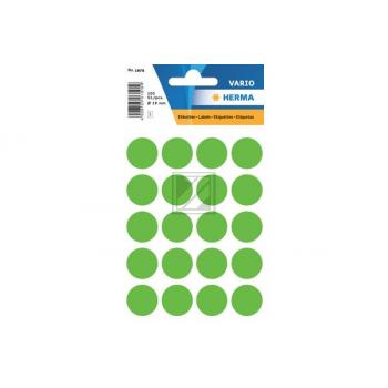 HERMA Etiketten rund 19mm 1878 grün 100 Stück