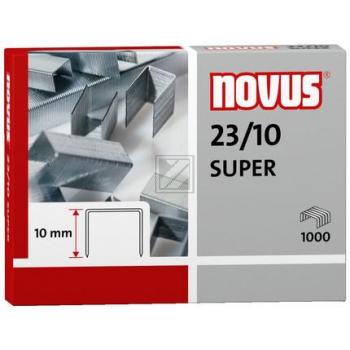 Novus Heftklammern 23/10 Super Inh.1000