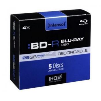 INTENSO BD-R 25GB 4x (5) JC 5001215 Jewel Case
