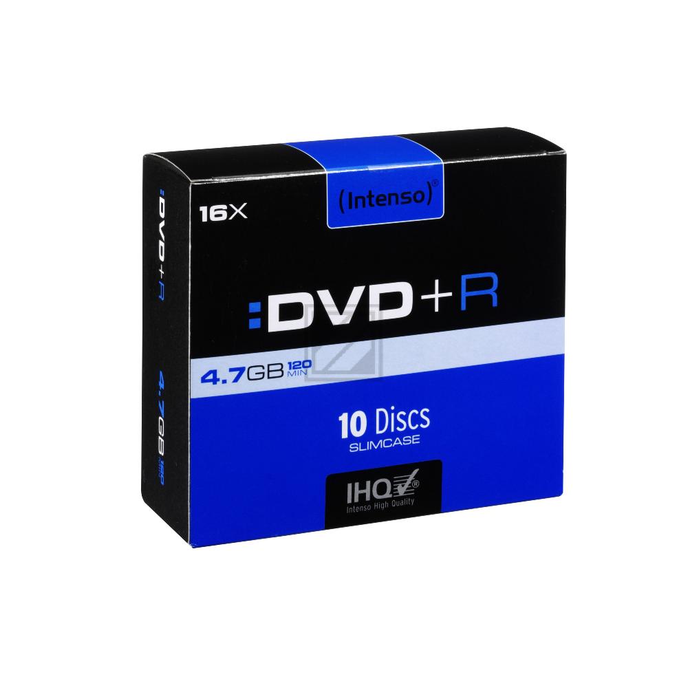 INTENSO DVD+R 4.7GB 16x (10) SC 4111652 Slim Case
